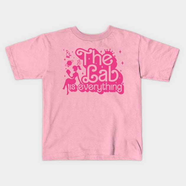 The Lab is Everything, Lab Week 2024, Medical Lab Science, Laboratory, Med Tech, Lab Scientist Kids T-Shirt by kumikoatara